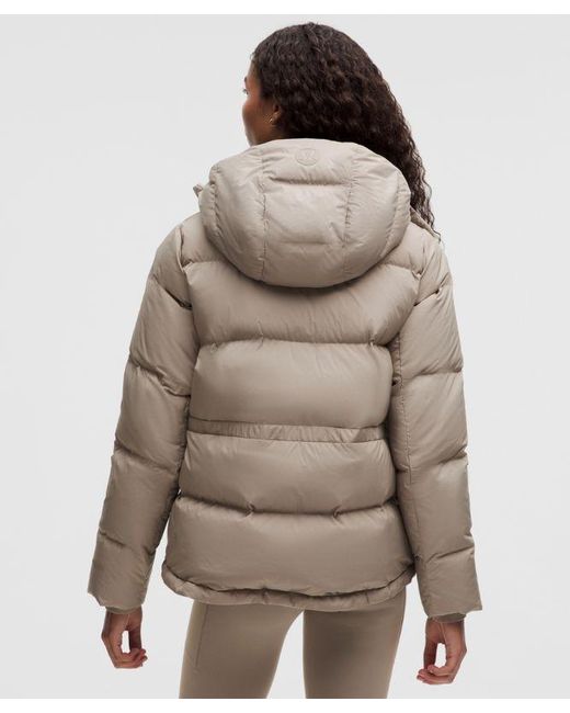 lululemon athletica Brown Wunder Puff 600-Down-Fill Jacket