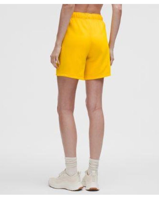 lululemon athletica Yellow Scuba Mid-Rise Oversized Short 7"