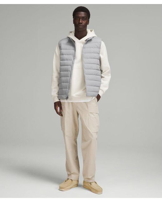 lululemon athletica Gray – Navigation Down Vest – – for men