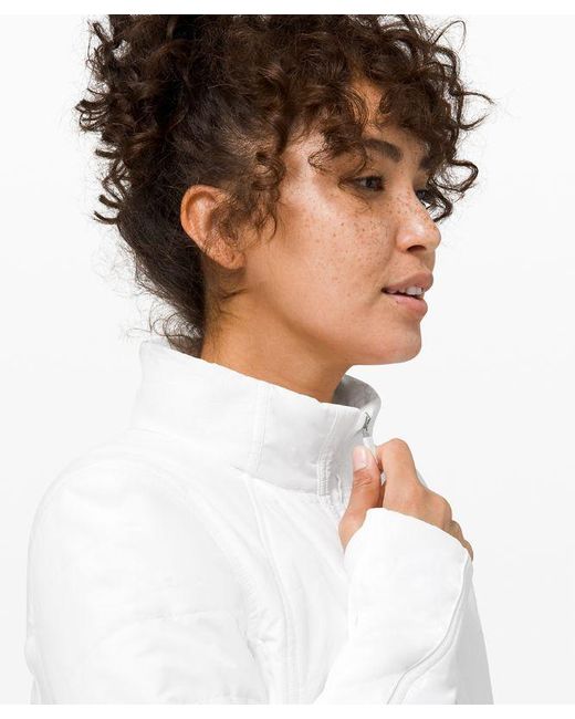 lululemon athletica White Another Mile Jacket