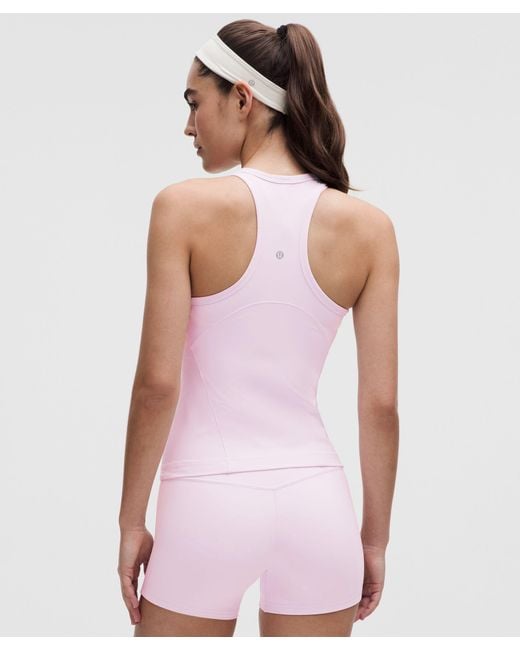 lululemon athletica Pink – Align Waist-Length Racerback Tank Top – – Size 4