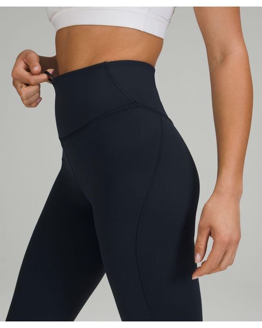 lululemon athletica Base Pace High-rise Running Tights 28 Brushed Nulux in  Blue
