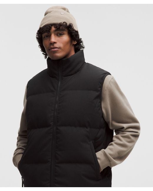 lululemon athletica Black Always Down Puffer Vest for men