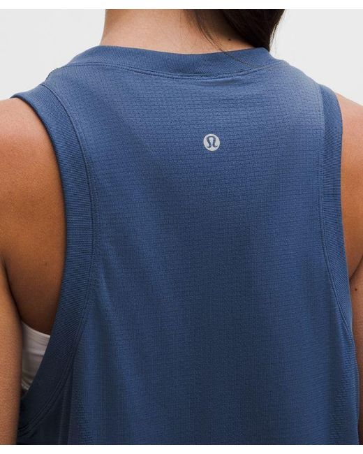 lululemon athletica Blue Swiftly Relaxed Tank Top
