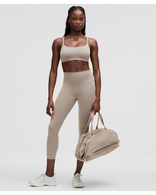 lululemon athletica Natural Wunder Train Strappy Racer Bra