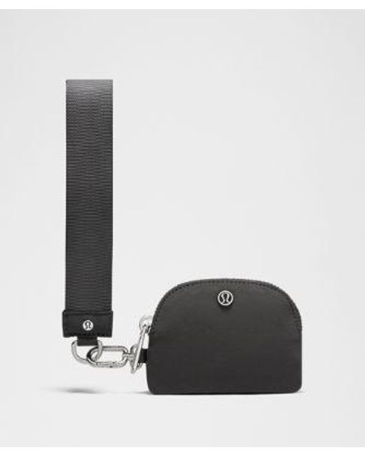 lululemon athletica Gray – Dual Pouch Wristlet Bag Glitter – Color Dark
