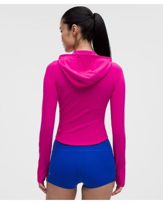 lululemon athletica Pink Wunder Train Full-Zip Jacket