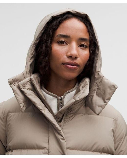lululemon athletica Brown Wunder Puff 600-Down-Fill Jacket