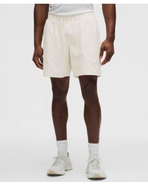 lululemon athletica White – License To Train Lined Shorts – 7" – – Size Large for men