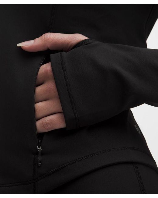 lululemon athletica Black – Wunder Train Full-Zip Jacket – – Size 4