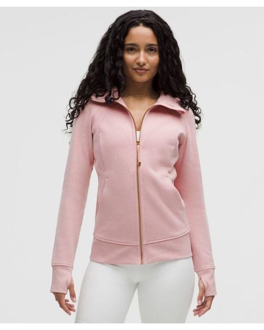 lululemon athletica Red Scuba Full-Zip Hoodie