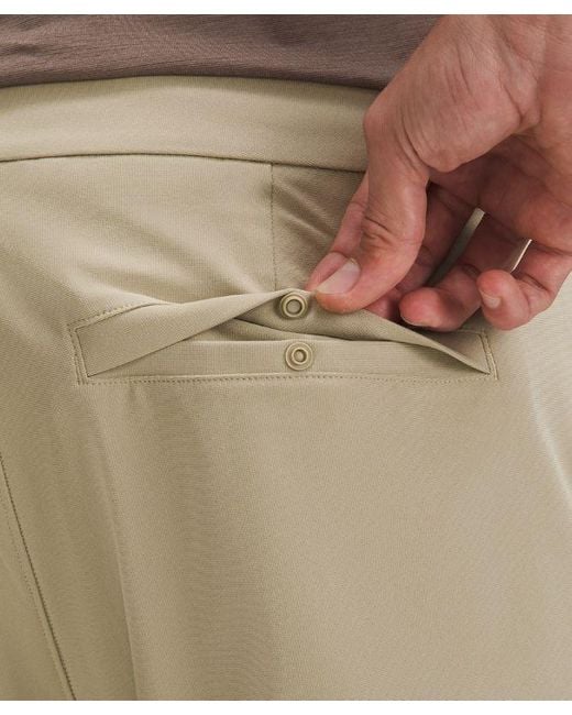 lululemon athletica Natural Abc Slim-fit Trousers 34"l Warpstreme - Color Khaki - Size 28 for men