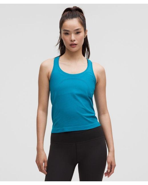 lululemon athletica Blue Swiftly Tech Racerback Tank Top 2