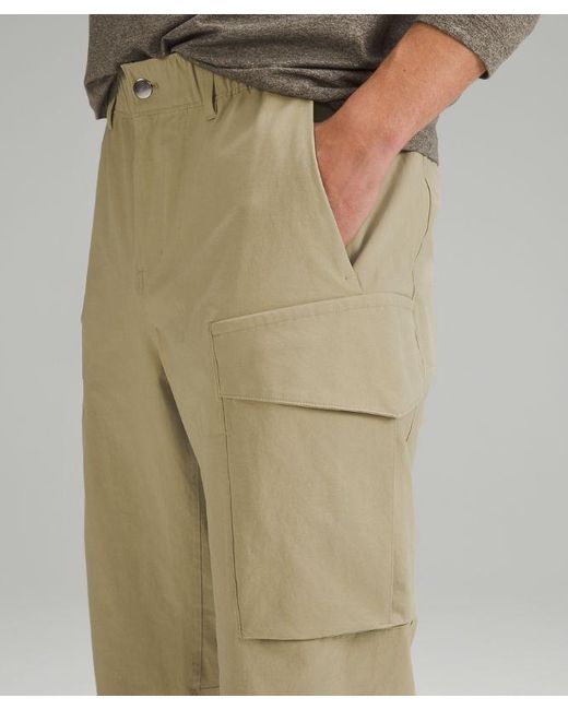 lululemon athletica Natural Stretch Cotton Versatwill Relaxed-fit Cargo Pants for men