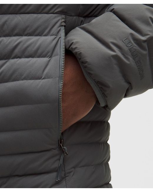 lululemon athletica Gray Navigation Down Jacket for men