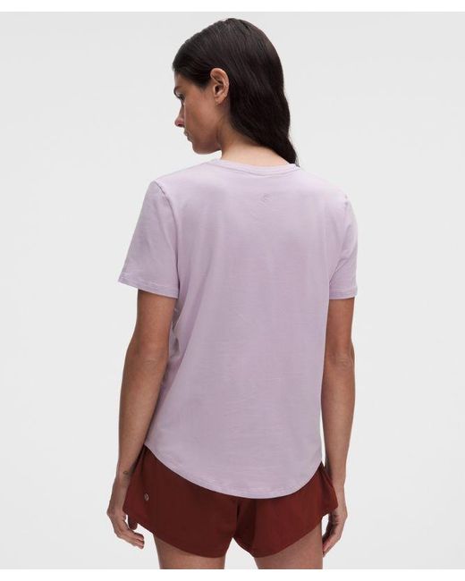 lululemon athletica Purple – Love Crewneck T-Shirt – – Size 14