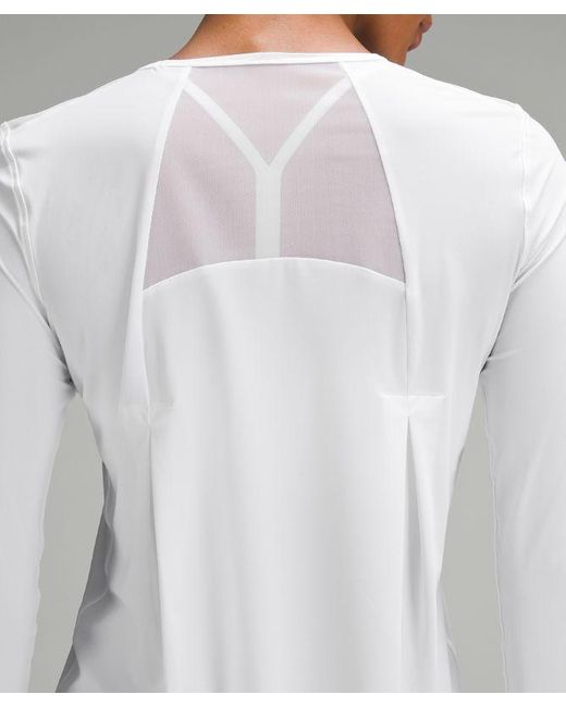 lululemon athletica White Sculpt Long-sleeve Shirt