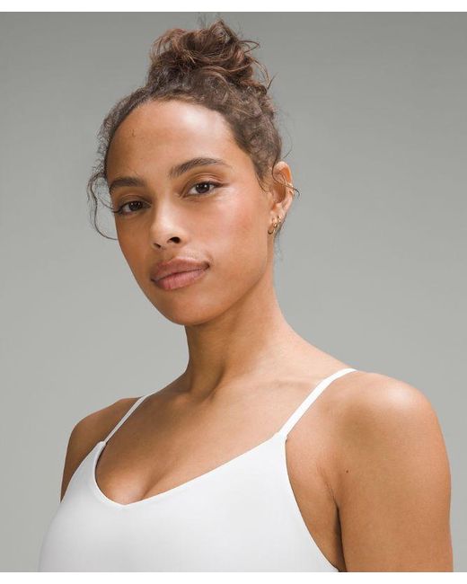 lululemon athletica Gray – Align Waist-Length Cami Tank Top A/B Cup – – Size 4