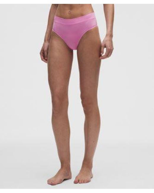 lululemon athletica Pink – Underease High-Rise Thong Underwear 3 Pack – – Size Large
