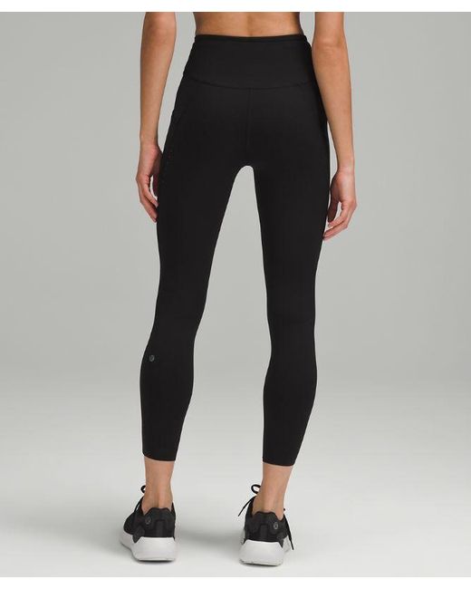 lululemon athletica Fast And Free High-rise Tight Leggings Pockets - 25" - Color Black - Size 0