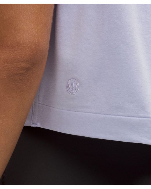 lululemon athletica White All Yours Organic Cotton Cropped T-Shirt