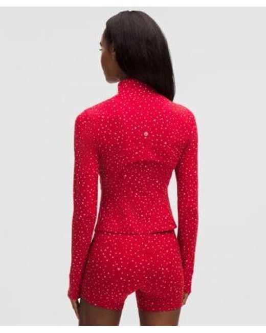 lululemon athletica Red – Define Cropped Jacket Nulu – – Size 14