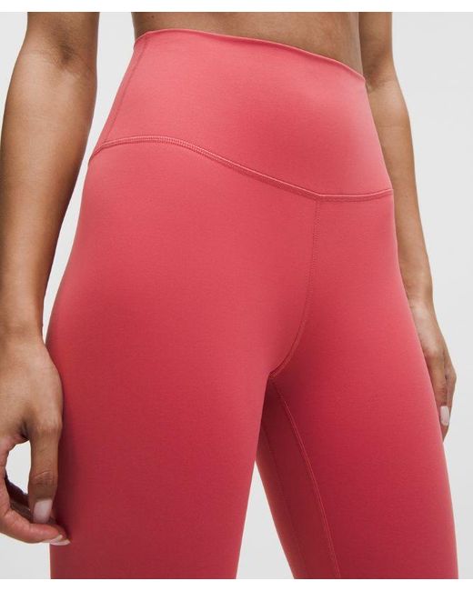 lululemon athletica Red Align High-Rise Crop 21"