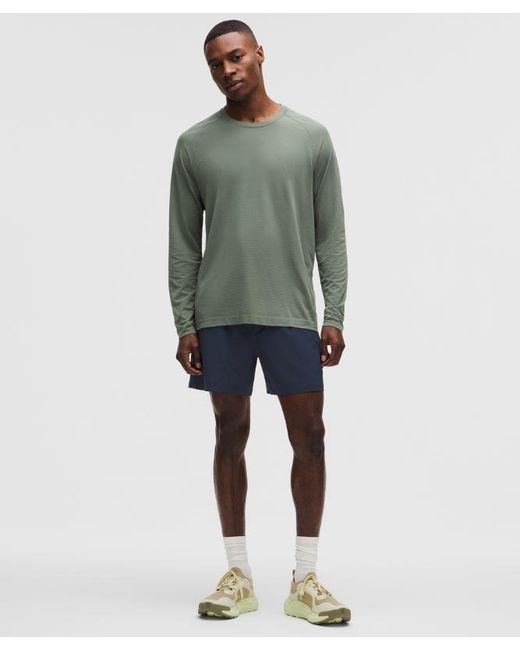 lululemon athletica Green – Pace Breaker Lined Shorts – 5" – – Size Large for men