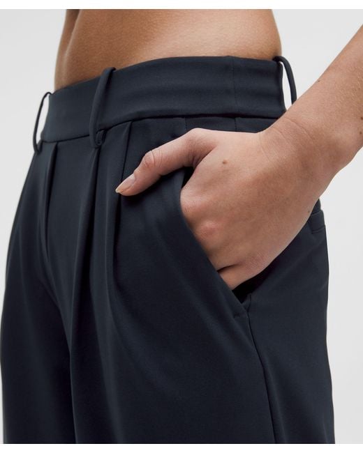 lululemon athletica Blue Daydrift High-Rise Wide-Leg Trouser