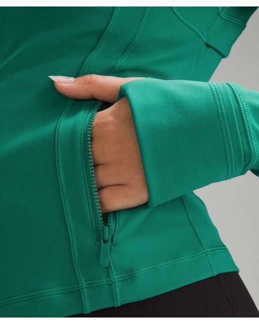 lululemon athletica Green Define Cropped Jacket Nulu