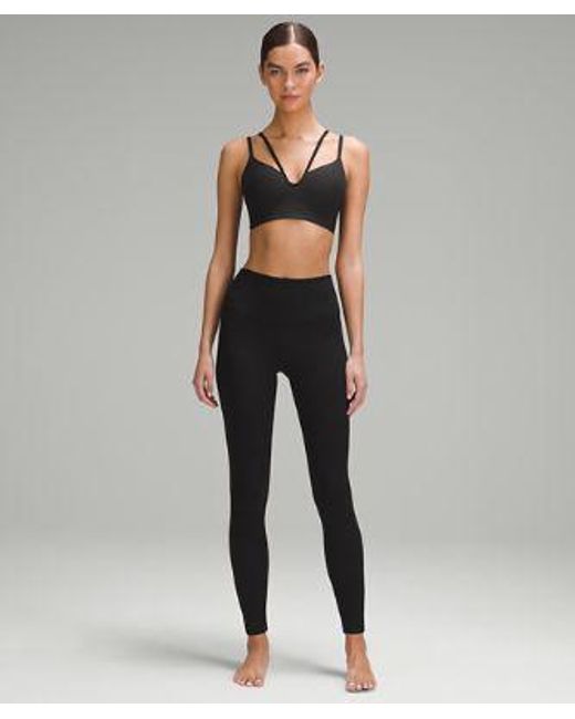 lululemon athletica Align Ribbed High-rise Pants - 28" - Color Black - Size 0