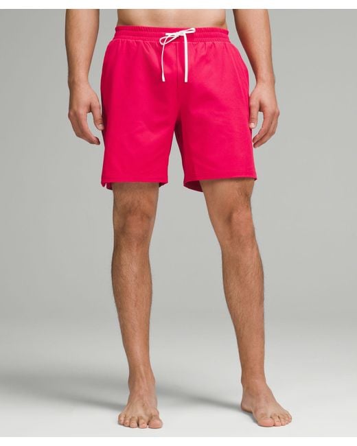 lululemon athletica Pink Pool Shorts 7" Lined for men