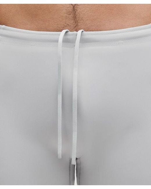 lululemon athletica Gray – Fast And Free Half Tights – 8" – – for men