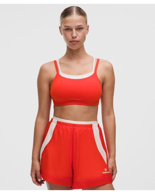 lululemon athletica – Layered Cami-Strap Sports Bra Light Support, C/D Cup –