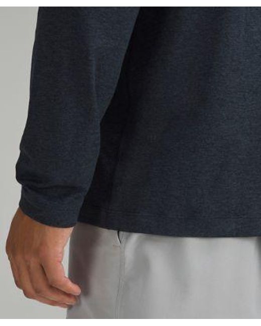 lululemon athletica Blue – Soft Jersey Long-Sleeve Shirt – – Size Large for men