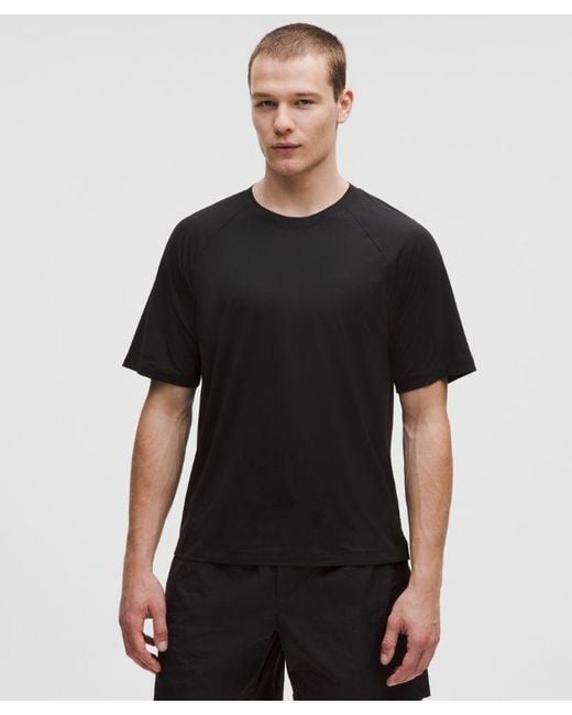 lululemon athletica Black – Uv-Protective Short-Sleeve Shirt – – Size Large for men