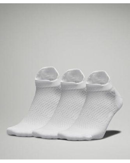 lululemon athletica Metallic Macropillow Tab Running Socks Medium Cushioning 3 Pack
