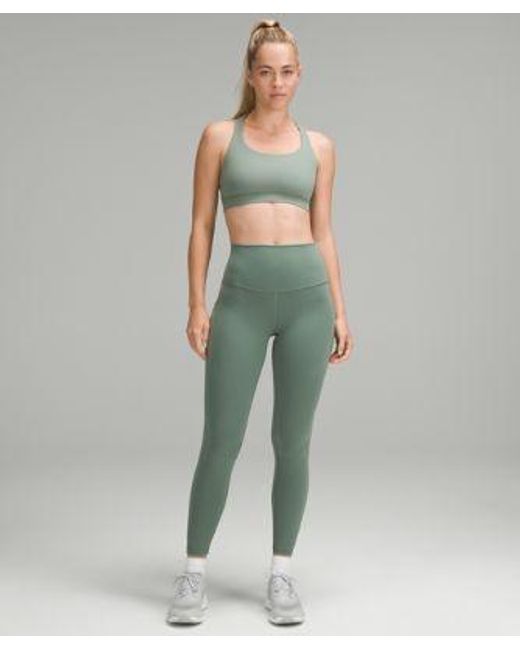 lululemon athletica Green – Wunder Train High-Rise Tight Leggings With Pockets – 25" – /Pastel – Size 4