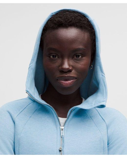 lululemon athletica Blue – Scuba Full-Zip Hoodie – – Size 4