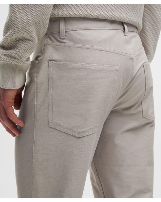 lululemon athletica Gray – Easyfive Classic-Straight Trousers 32L – Color Khaki – Size 12 for men