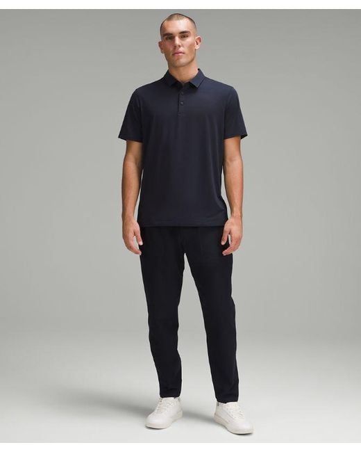 lululemon athletica Blue – 'Evolution Short-Sleeve Polo Shirt – – for men