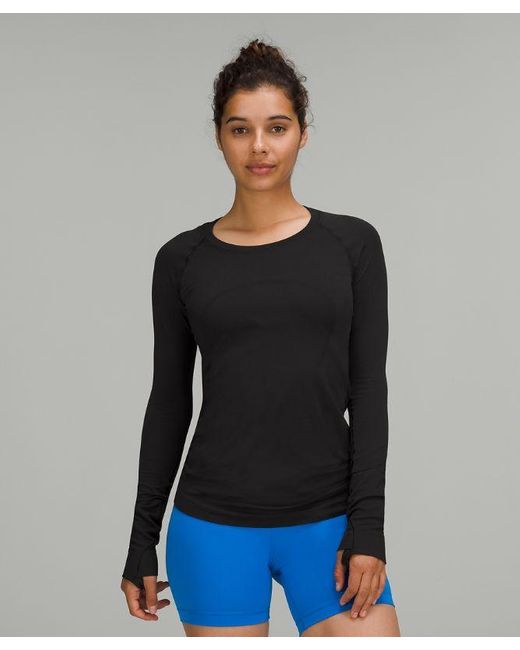 lululemon athletica Black – Swiftly Tech Long-Sleeve Shirt 2.0 – –