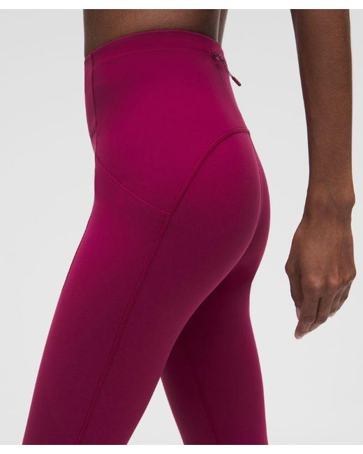 lululemon athletica Red Swift Speed High-Rise Tight 25"