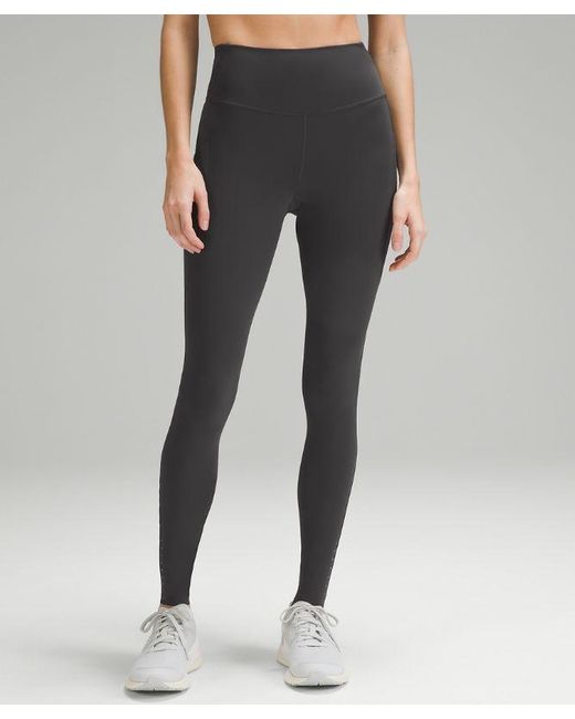 lululemon athletica Gray Fast And Free High-rise Tight 28" Pockets Updated