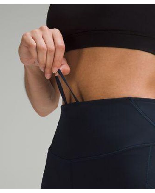 lululemon athletica Blue Fast And Free High-Rise Thermal Tight 28"