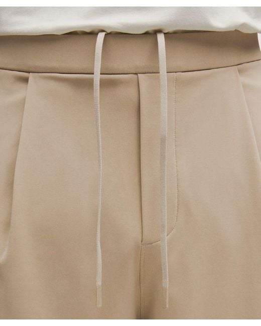 lululemon athletica Natural – Daydrift Relaxed-Fit Pleated Trousers Regular No Belt Loops – Color Khaki – for men
