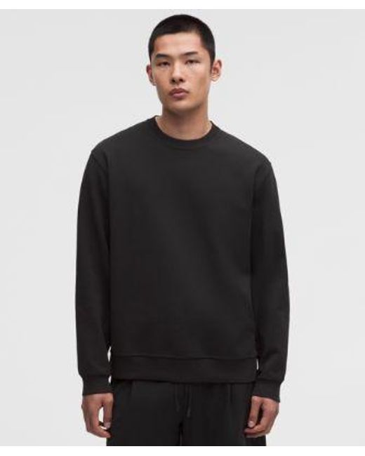 lululemon athletica Black Grand Standard Long-Sleeve Crew for men