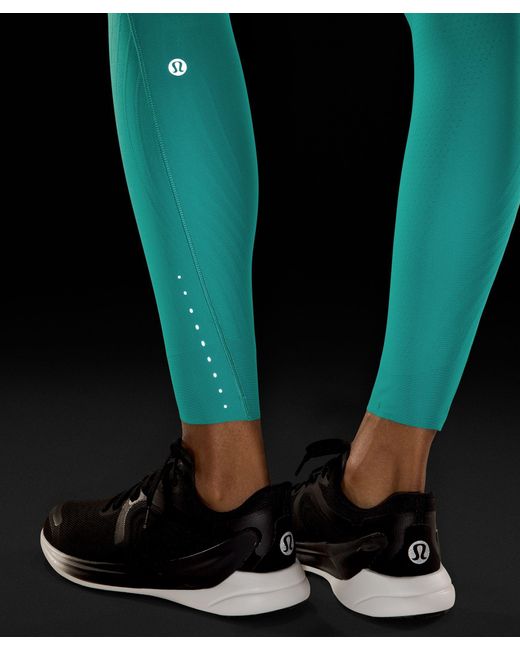 lululemon athletica Green Senseknit Running High-rise Leggings 28"