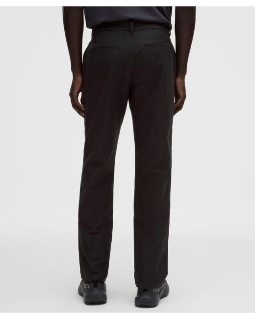 lululemon athletica Black Slacker Classic-Straight Trouser 30L for men