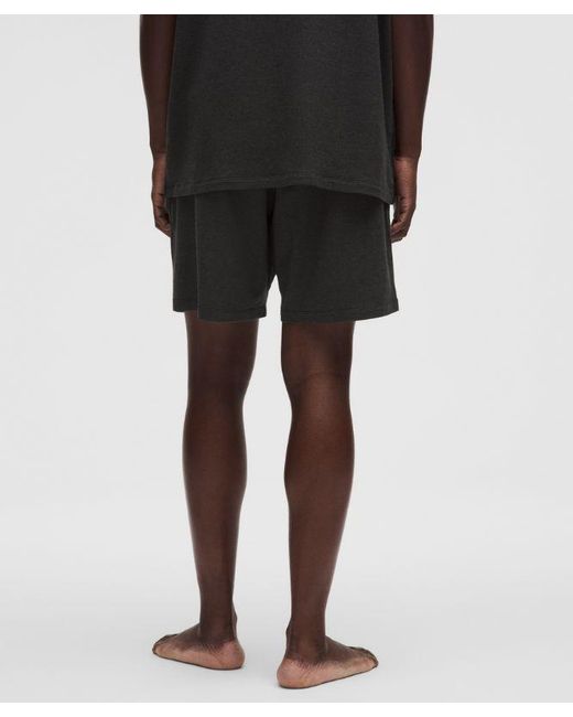 lululemon athletica Black Becalm Relaxed-Fit Short 7" for men